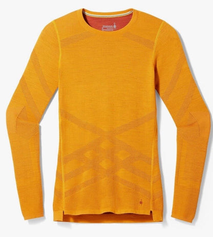 $130 Smartwool Women’s Intraknit Merino Base Layer Crew-Marmalade-Small-New Tag