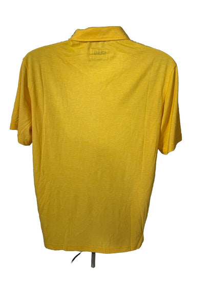 Stio Men's Divide Polo Short Sleeve Jersey Polo Shirt-Bright Yellow-Large-New