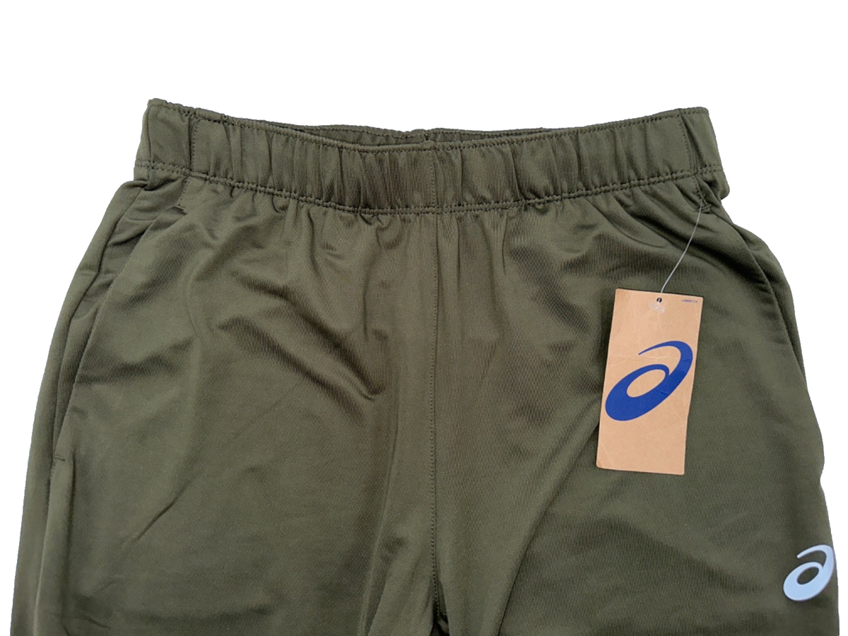 $45 Asics Men's French Terry Pant - ASTMPA2234 - Green - Small - New With Tags