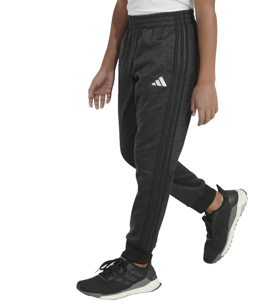 $40 Adidas Boy's 3 Stripe Jogger - AK5942 - Black - Large 14/16 - New With Tag