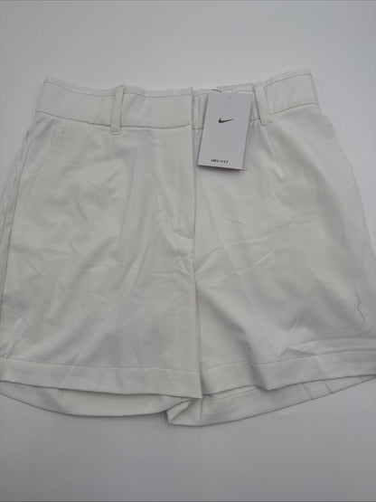 $78 Nike Women's Dri-FIT Victory 5" Golf Shorts Stretch DX6087 - White-SMALL-New