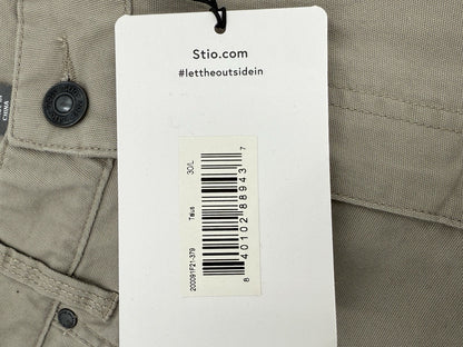 $100 Stio Men’s Organic Rivet Canvas Utility Pants- Talus- Size: 30 Long -New