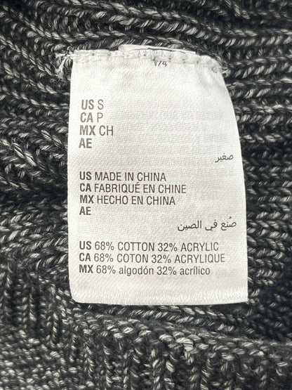 And Now This Mens Waffle-Knit Crew Neck Pullover Sweater-Black-Small-New Tag $50