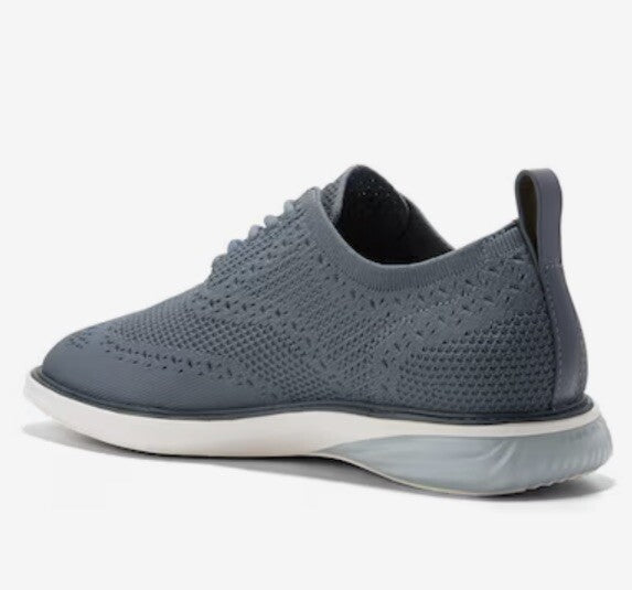 Cole Haan Men’s Grand Evolution Stitchlite Wingtip Oxford -Storm Blue- 10M- New
