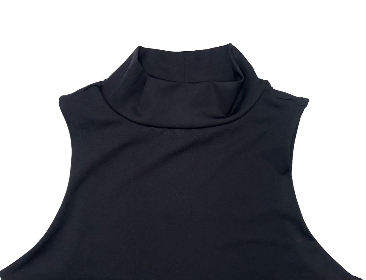 Nine West Women's Sculpt Mockneck Bodysuit - Mineral Black - Medium - New Tag