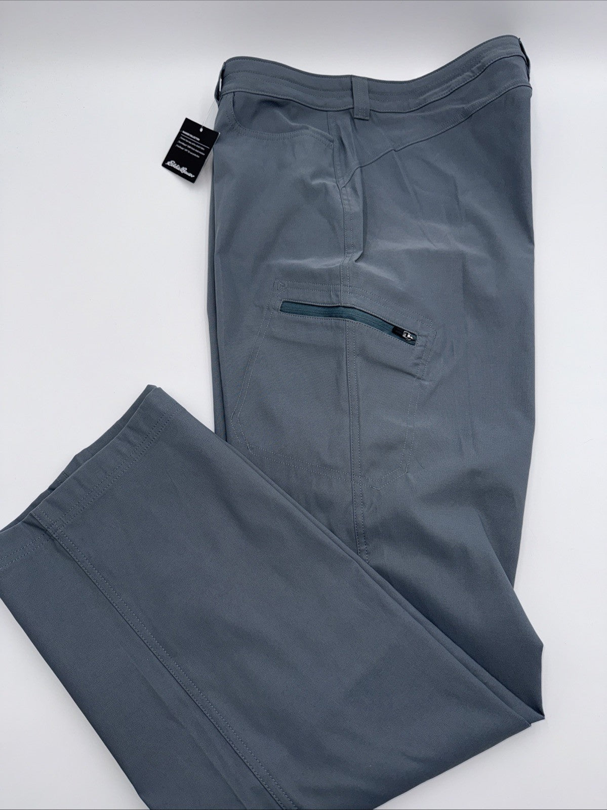$70 Eddie Bauer Women's Rainier Stretch Hiking Pants-Graphite Size: 14 - New Tag