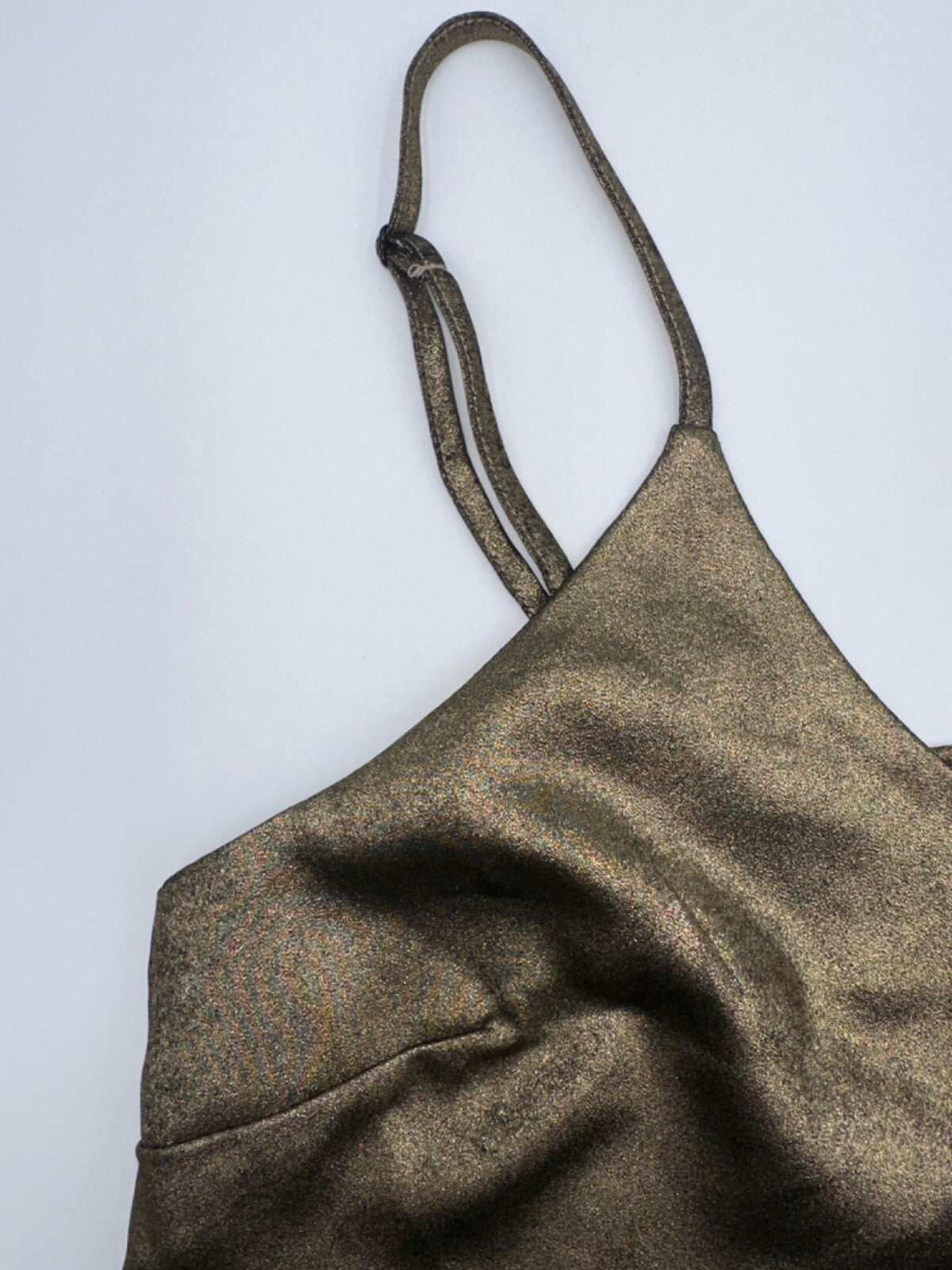$59 Steve Madden Women’s Metallic V-Neck Camisole- Gold- Small- New With Tag
