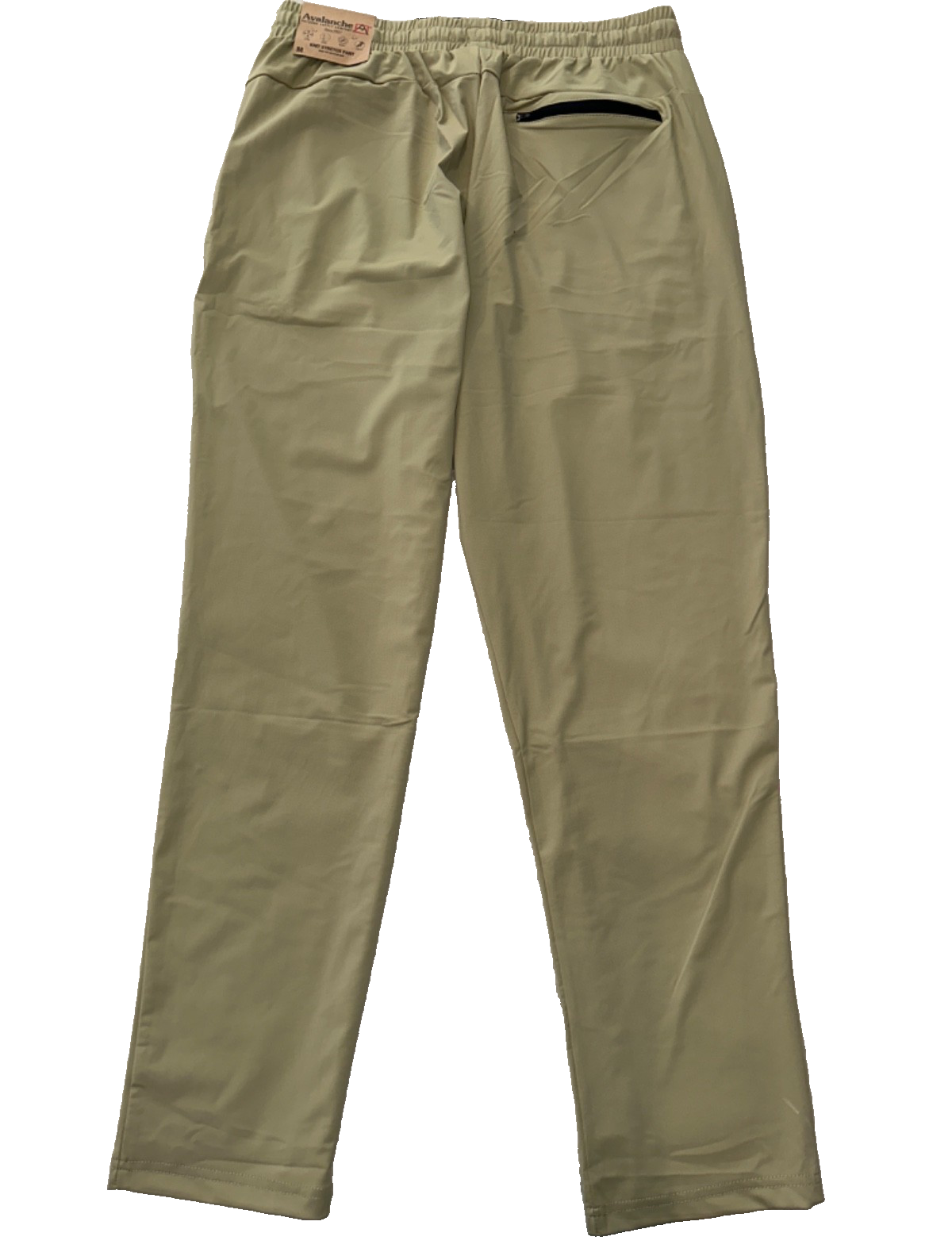 $88 Avalanche Outdoor Supply Co. Men’s Knit Stretch Pant-Khaki-Medium-New Tag