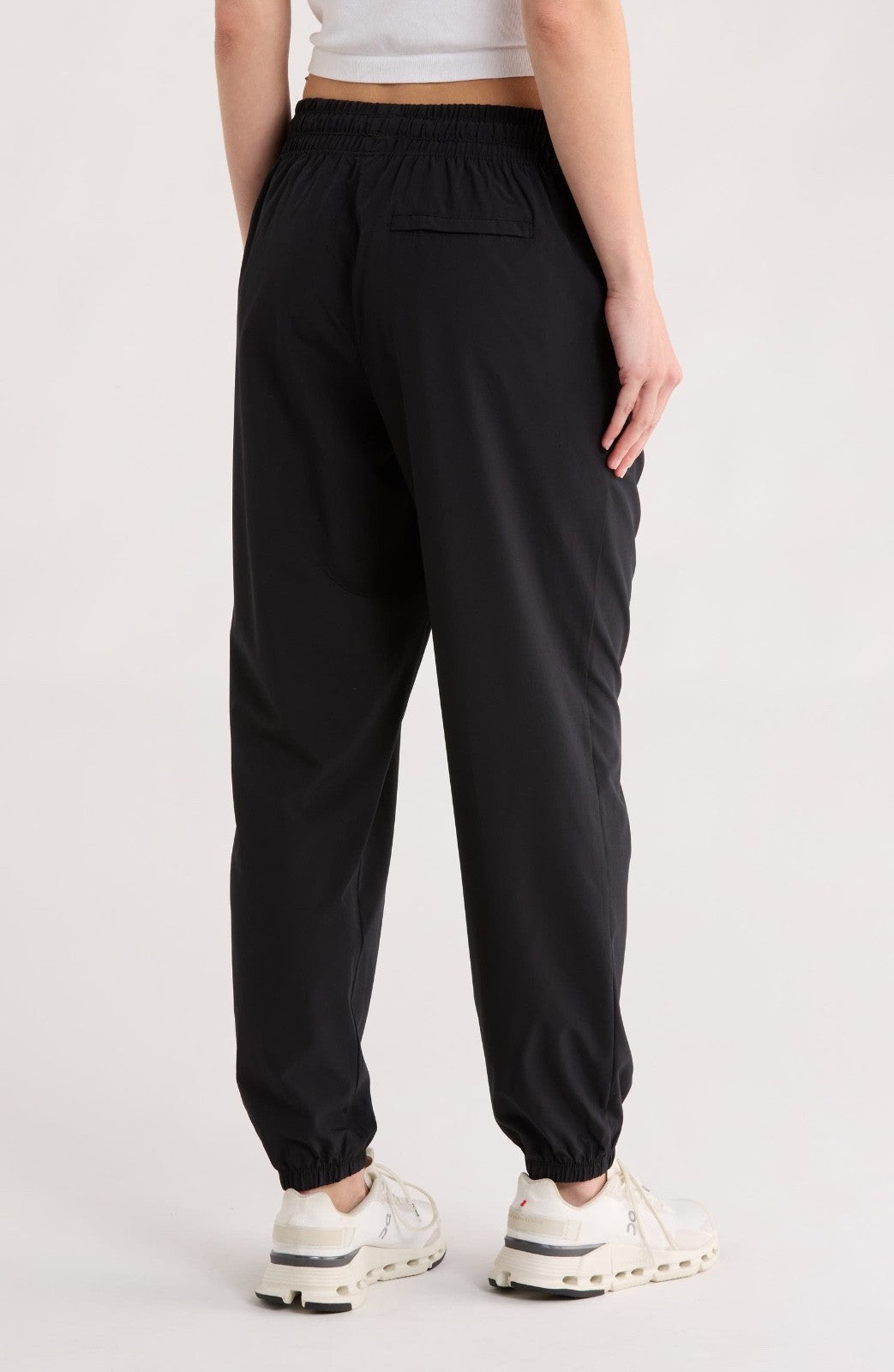 $65 Apana Women's Napa Woven Jogger - Rich Black - Medium - New With Tags