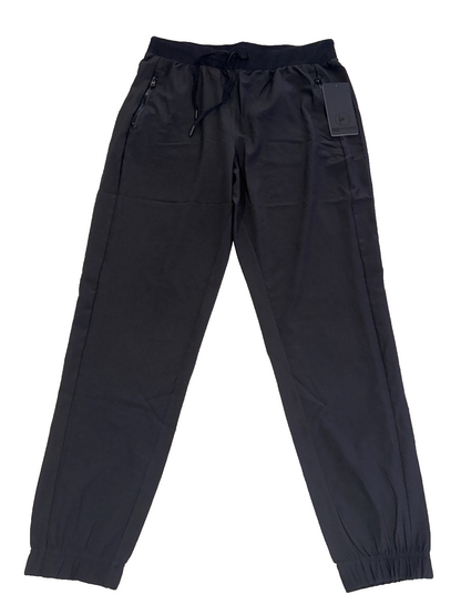 $78   90 Degree Women's Woven Joggers - PW71293 - Black - Medium - New With Tag