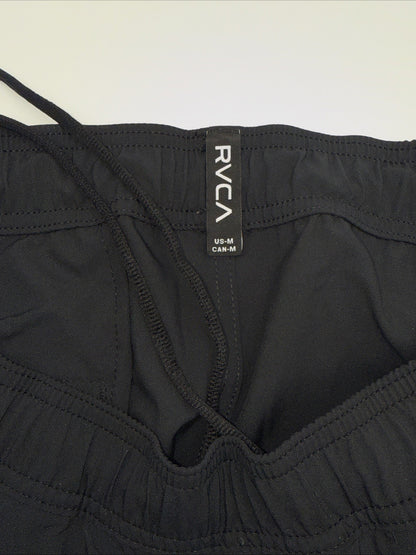 $80 RVCA Men’s Kevin EW Pants Jogger- Elastic Waist Stretch- Black - Medium -NEW