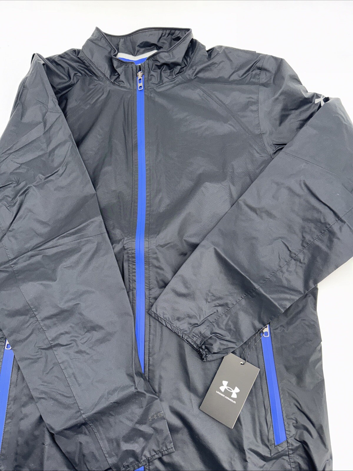 $180 Under Armour Men’s Impasse Repel Golf Rain Jacket - Black- Medium - New Tag