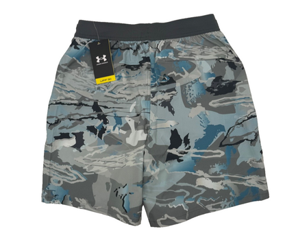$60 Under Armour Men’s-Shorebreak Boardshort- Blue/Grey Camo- Medium-New Tag