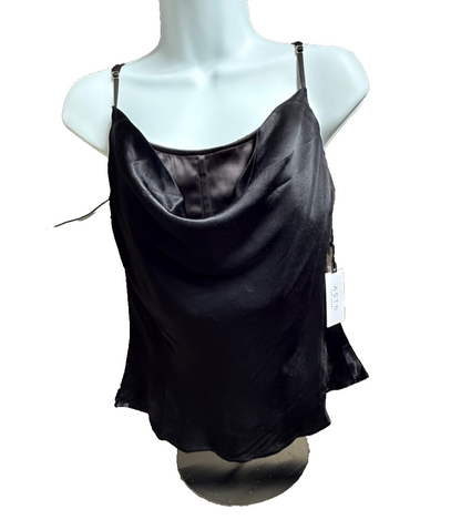 $65 ASTR Women’s- Cocktail Tank-Black-Medium-New Tag