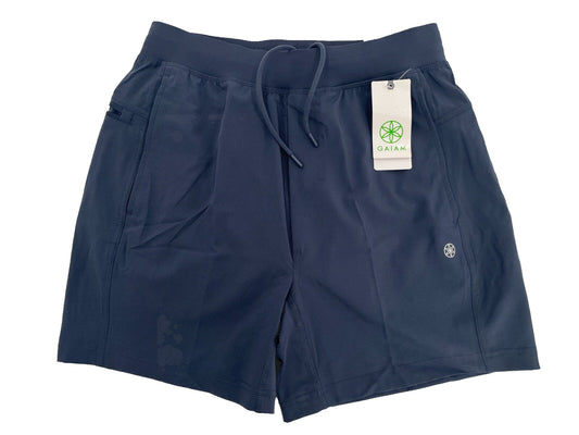 $42 GAIAM Men’s Upside Micro 5” Shorts W/Brief- Cool Grey- Small- New Tags