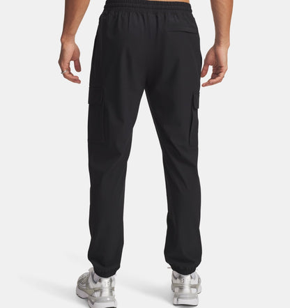 $80 Under Armour Men's Woven Jogger Cargo Pants - Black - Small - New With Tags