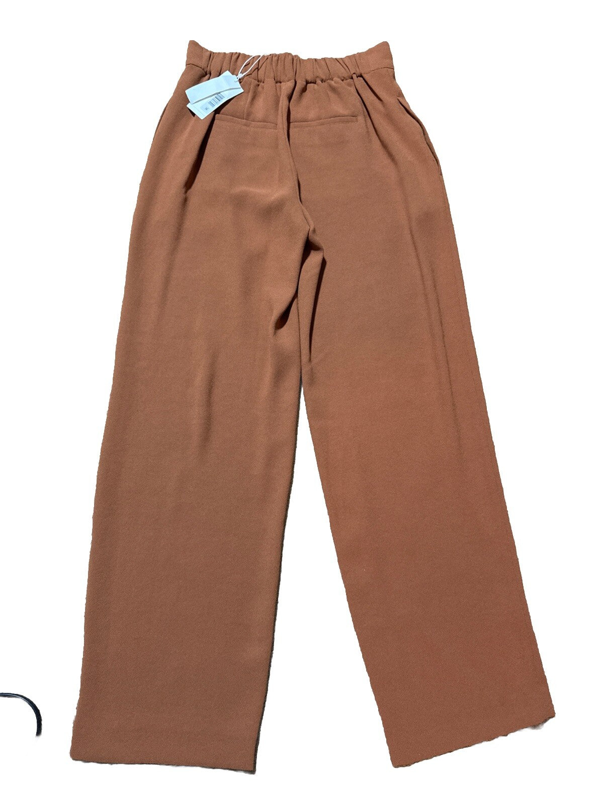 $395 Vince Women’s Wide Leg Pull-On Pants- Brown Tan- Medium- New With Tags