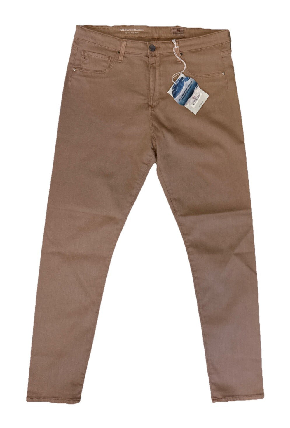 $208 AG Jeans Women’s Farrah High Rise Skinny Ankle Pants Jeans - Mauve- Size 32