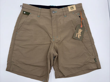$69 Howler Bros Men's Horizon Hybrid Shorts 2.0 7.5" Inseam- Isotaupe- 31W - New