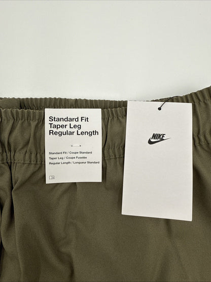 $70 Nike Men’s Club Woven Taper Pant Lifestyle HJ1997-222-Khaki-Small-New Tags
