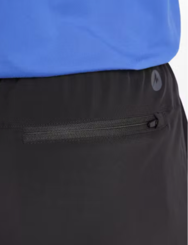 $70 Marmot Men’s- Elche UPF 50 Shorts 7”-Black-Medium-New Tag