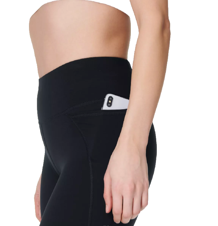 $118 Sweaty Betty Women’s Power 32" Kick Flare Leggings- Black- Small - New Tag