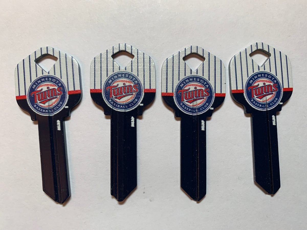 Lot 4 Blank Keys House or Office Blank KW1 - Minnesota Twins Baseball