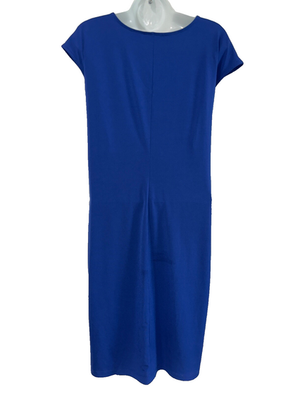 $55 New York & Company Women's Knee Length Dress- Blue - Medium - New With Tag