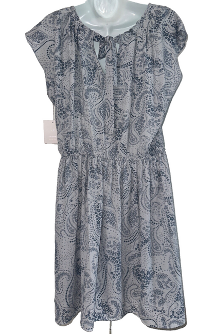 $60 Lauren Conrad Women's Pleat Neck Dress - Paisley - Large - New With Tag