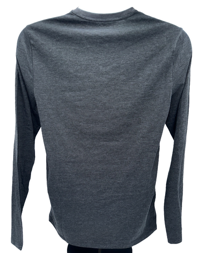 Apt. 9 Premier Flex Men's Long Sleeve Tee - Dark Slate - Small - New