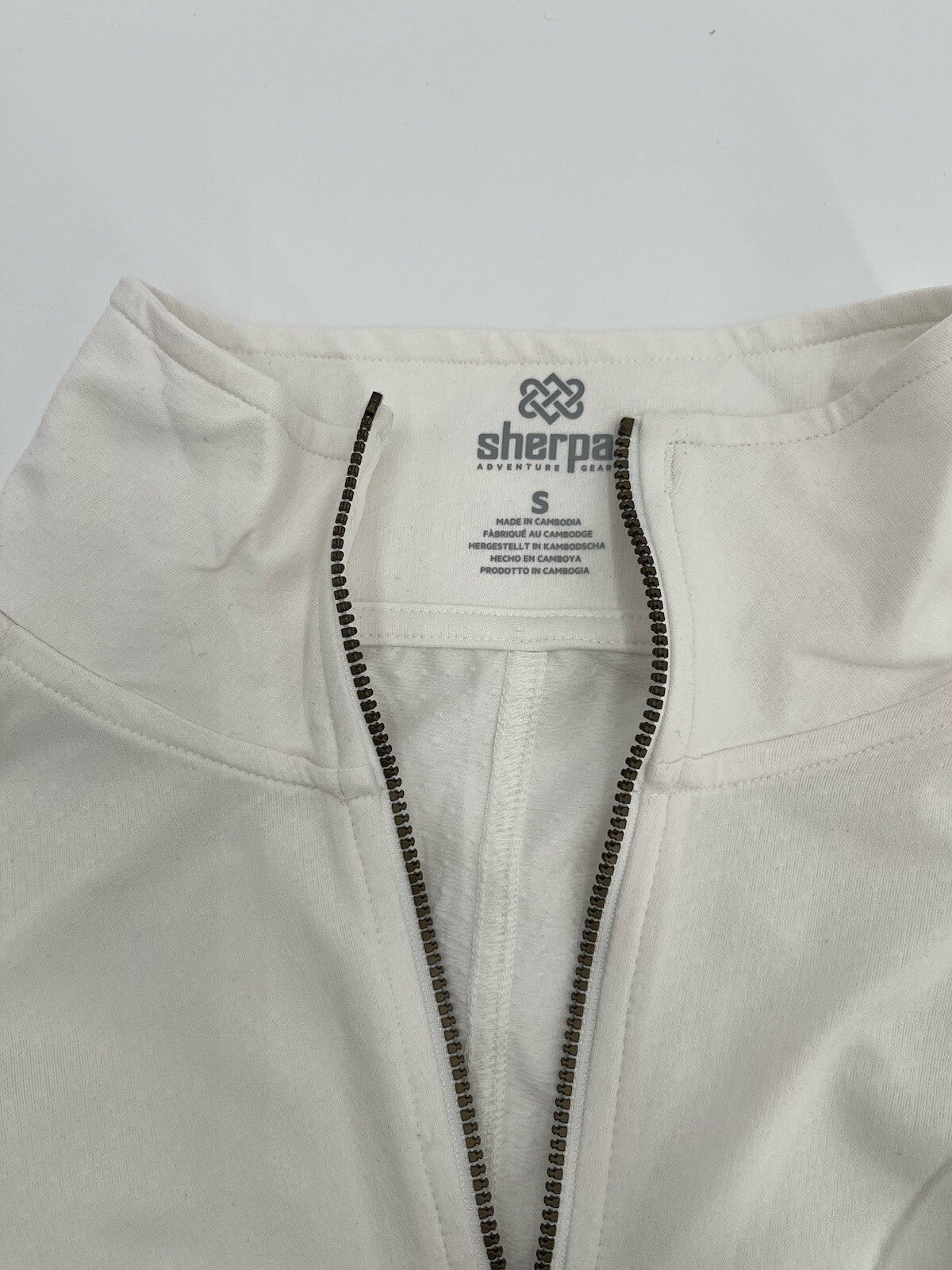 $120 Sherpa Women’s Aartifull Zip Jacket- Katha White- Small-New Tags