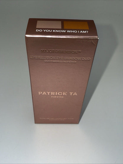 Patrick Ta Major Dimension Eye Illusion “ Did You Know Who I Am- Eyeshadow Duo