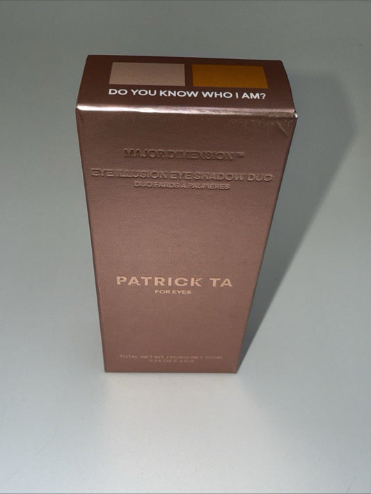 Patrick Ta Major Dimension Eye Illusion “ Did You Know Who I Am- Eyeshadow Duo