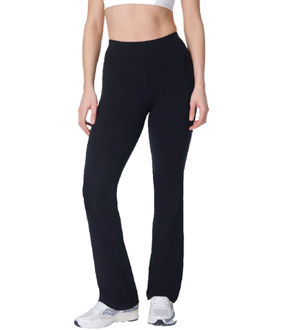 $118 Sweaty Betty Women’s Power 32" Kick Flare Leggings- Black- Small - New Tag