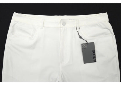 $185 G/FORE Men’s 36 Performance Stretch Tour 5 Pocket Pants-Snow White-34W-New