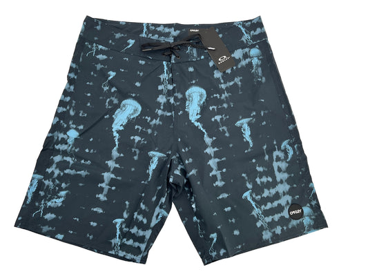 $60 Oakley Men's 20” Jelly Fish Boardshort-  Blue -Size: 29W Swimshorts -New Tag