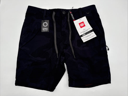 $75 686 Men’s Everywhere Shorts 8" Chino Shorts-Camo Black - Size: 30W-New Tags