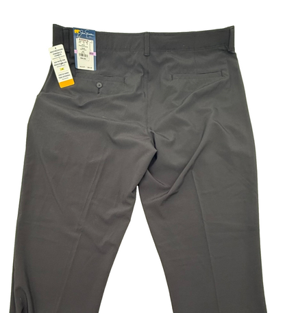 $80 Jack Nicklaus Men’s- Belli Premium Regular Fit Trousers -Black-38Wx34L-New
