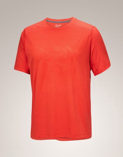 $70 Arc'teryx Men’s Cormac Logo Shirt S/S Tee T-shirt -Dynasty Heather- Medium