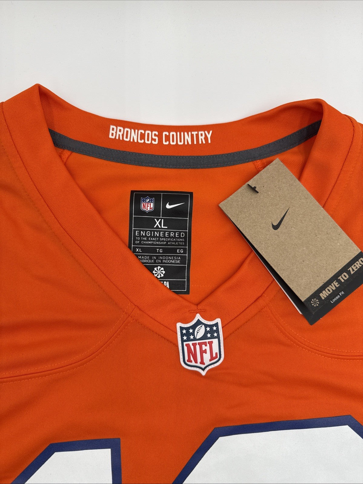 Nike Bo Nix #10 1977 Denver Broncos Jersey Licensed NFL Jersey-Orange-XLarge-New