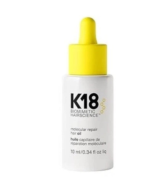 K18 Molecular Repair Hair Oil Biomimetic Hair Science  .34 oz / 10 ml