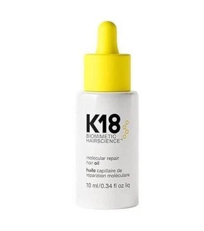 K18 Molecular Repair Hair Oil Biomimetic Hair Science  .34 oz / 10 ml