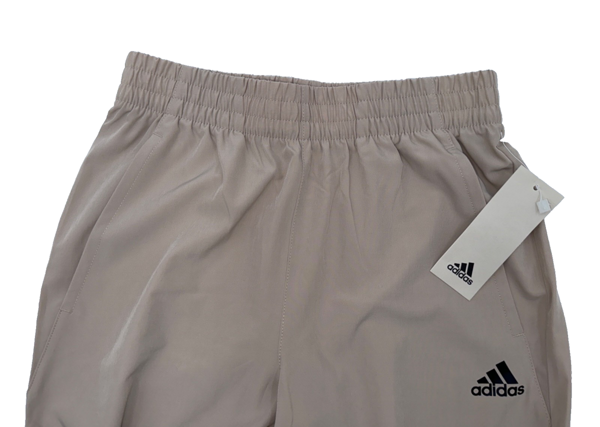 $45 Adidas Boys Joggers - AK0283AT10JC84 - Tan - Medium (10/12) - New With Tags