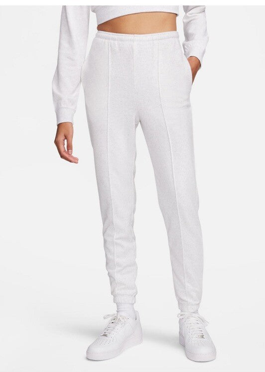 Nike Women's Sportswear Chill Terry High-Waisted Joggers-Birch Heather-Medium