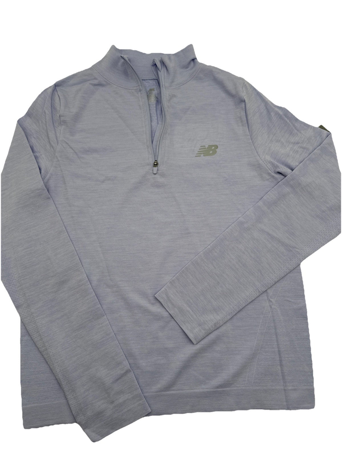 $50 New Balance Women’s-Logo Quarter Zip Sports Sweatshirt-Lilac-Medium-New Tag