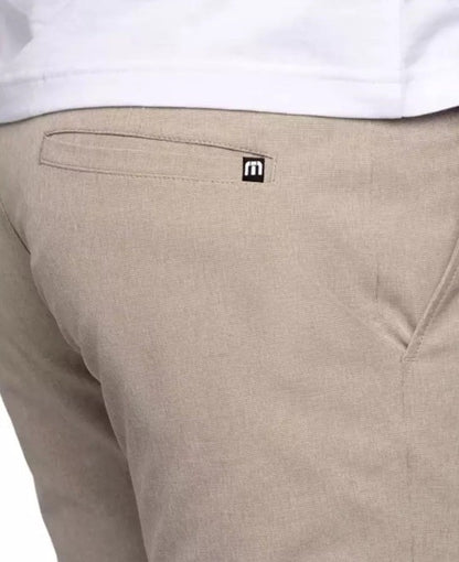 $85 Travis Mathew Men's Beck Shorts Stretch Waistband - Khaki -Size: 30- New