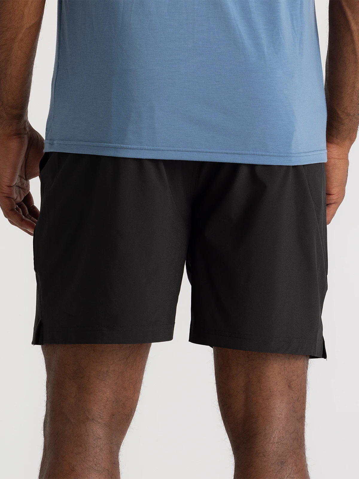 $84 Free Fly Men's Lined Active Breeze Short 7” - Black - Medium - New With Tag