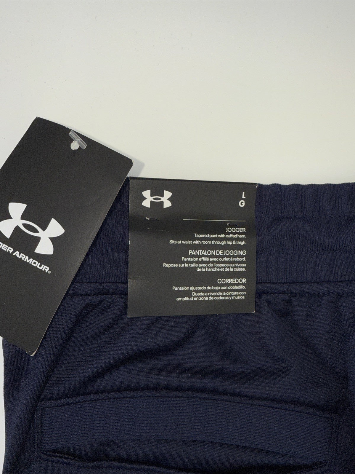 $60 Under Armour Men’s Sportstyle Tricot Jogger Pants- Navy Blue- Large- New Tag