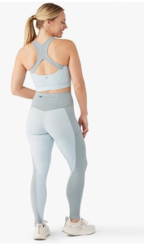 $120 Smartwool Women's Run Legging  - Winter Sky - XLarge - New With Tags