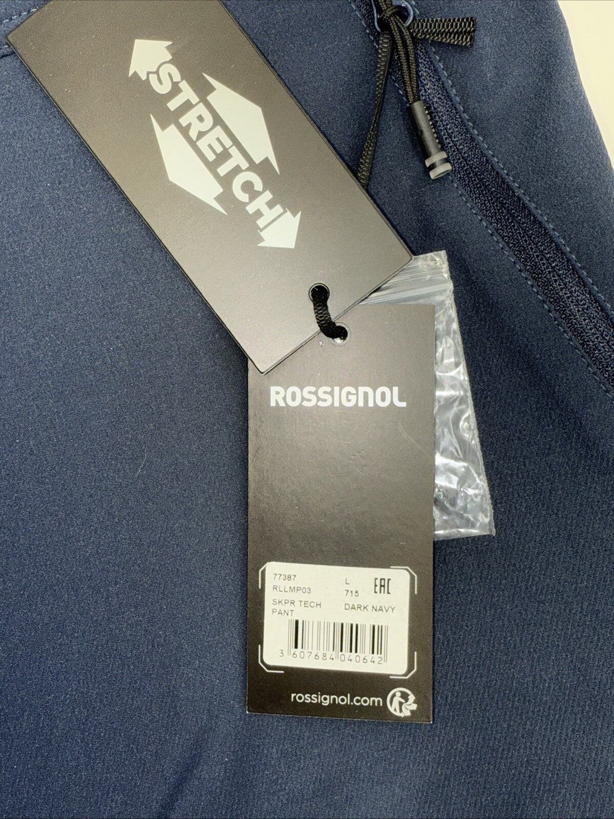 $200 Rossignol Men’s Skpr Tech Ski/ Hiking Climbing Pants- Navy- Large - New Tag